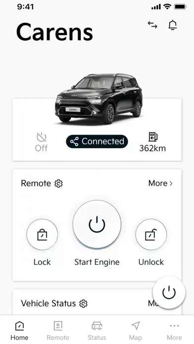 Kia Connect应用截图