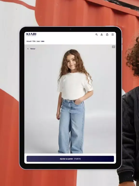 تصاویر KIABI l'app mode à petits prix iPad 