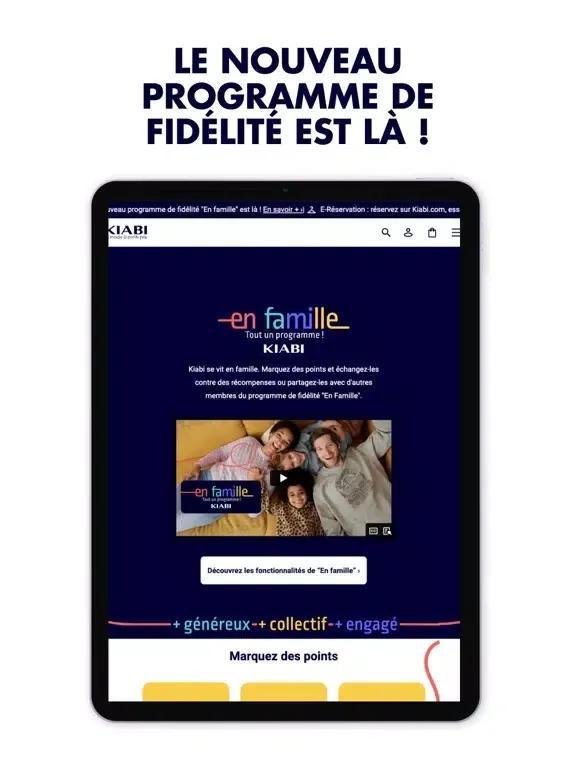 تصاویر KIABI l'app mode à petits prix iPad 