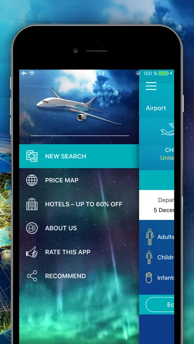 Airfare Finder - Cheap Tickets, Hot Flight Deals Screenshots