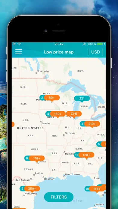 Airfare Finder - Cheap Tickets, Hot Flight Deals Screenshots