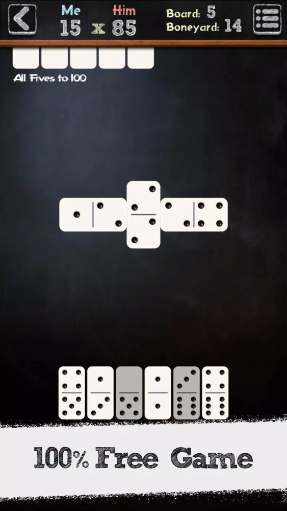 Tangkapan layar Dominoes