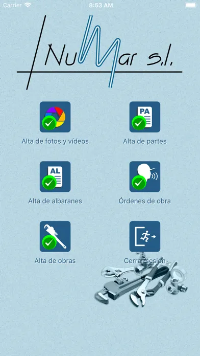 ภาพหน้าจอของ Fontanería Numar
