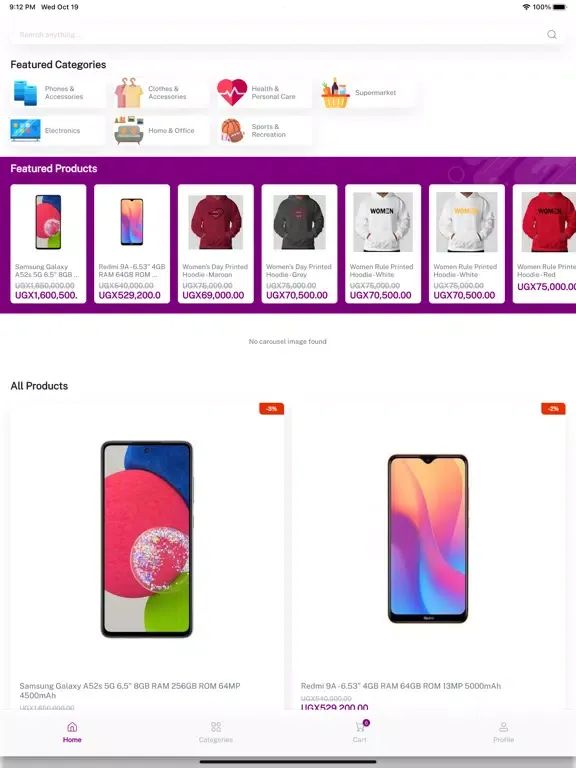 Kibatu Online Shop iPad  Screenshots