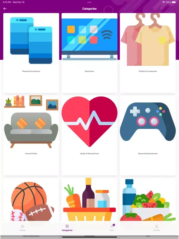 Kibatu Online Shop iPad  Screenshots