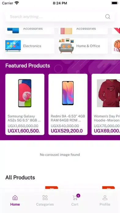 Kibatu Online Shop Screenshots