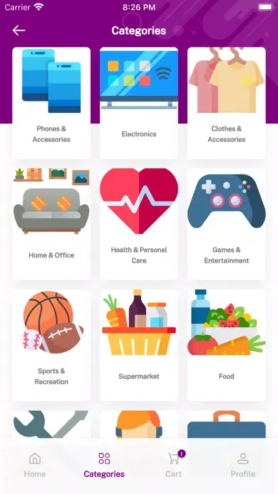 Kibatu Online Shop Screenshots