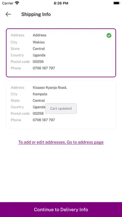 Kibatu Online Shop Screenshots