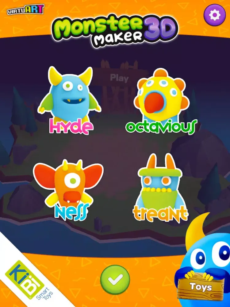 Ảnh chụp màn hình của Monster 3D Maker iPad 
