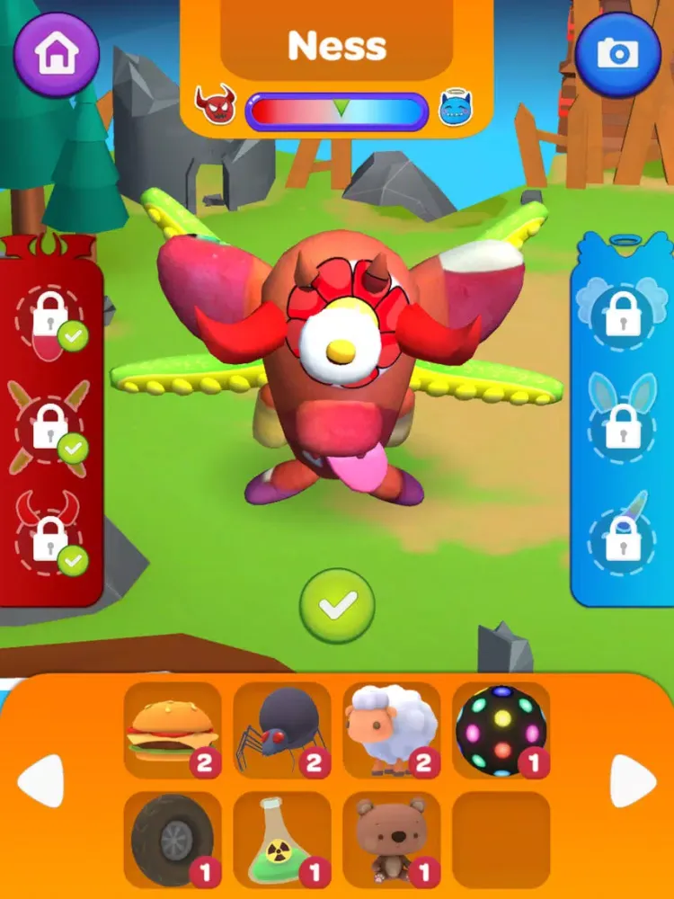 Ảnh chụp màn hình của Monster 3D Maker iPad 