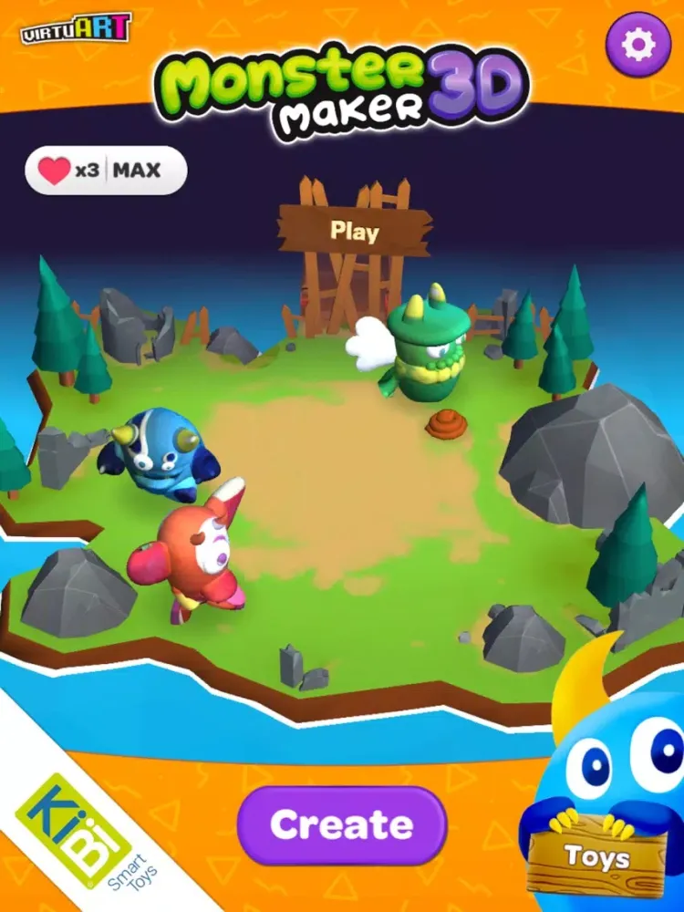 Ảnh chụp màn hình của Monster 3D Maker iPad 