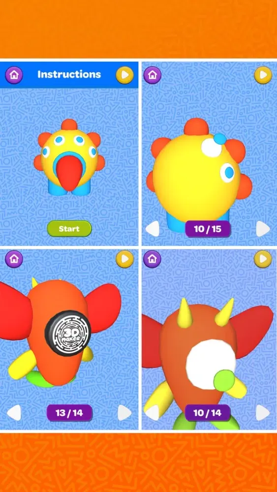 Ảnh chụp màn hình của Monster 3D Maker