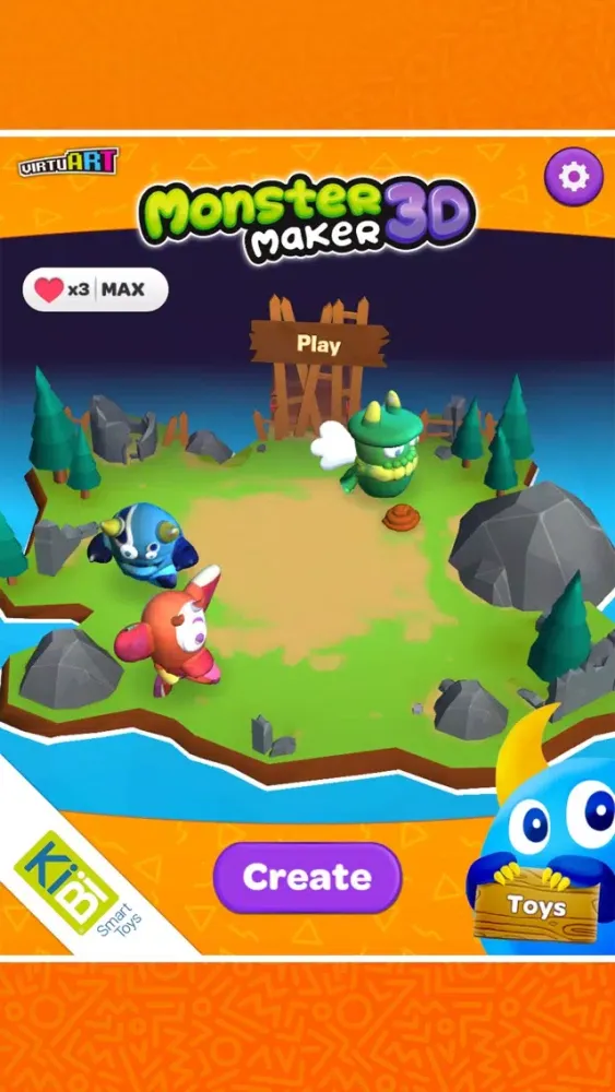 Ảnh chụp màn hình của Monster 3D Maker
