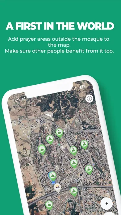 Tangkapan layar Muslimer: Qibla Finder Compass