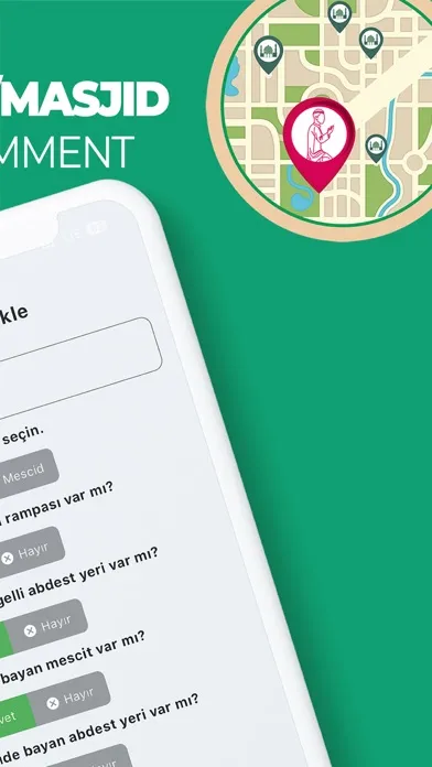 Tangkapan layar Muslimer: Qibla Finder Compass