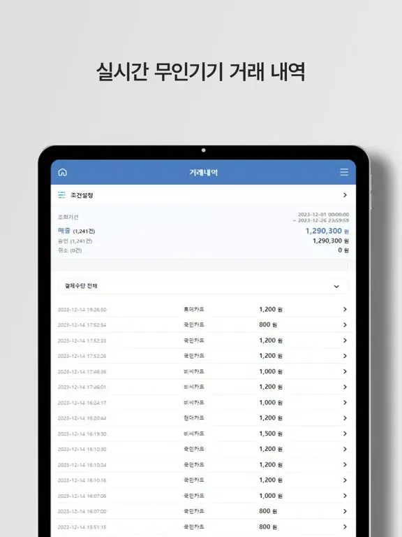 Captures d'écran de 무인기기 모바일 이지샵 iPad 