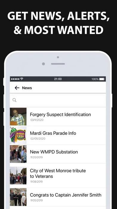 West Monroe Police Department Ekran Görüntüleri