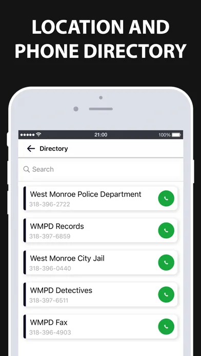 West Monroe Police Department Ekran Görüntüleri