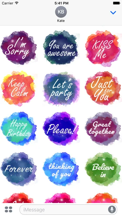 Captures d'écran de 42 Meaningful Words Sticker