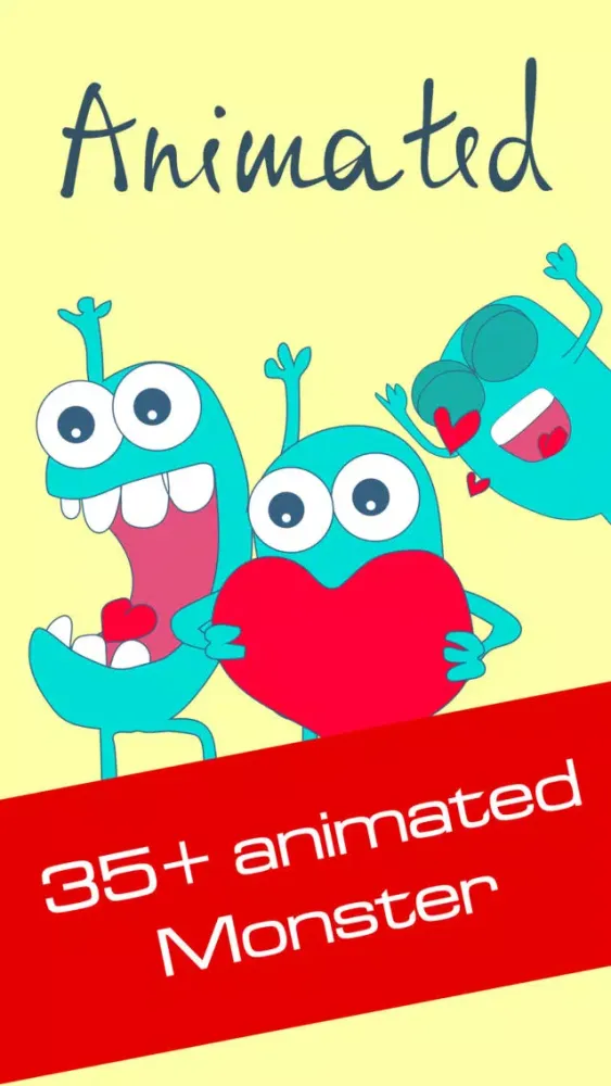 Cute Monster Crazy Animated Screenshots