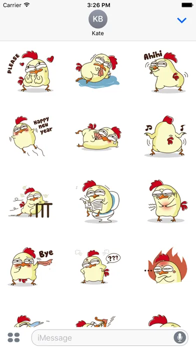 Ảnh chụp màn hình của Diego Chicken Funny Animated