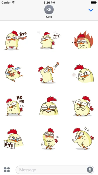 Ảnh chụp màn hình của Diego Chicken Funny Animated