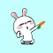 Funny Rabbit Dancing Animated