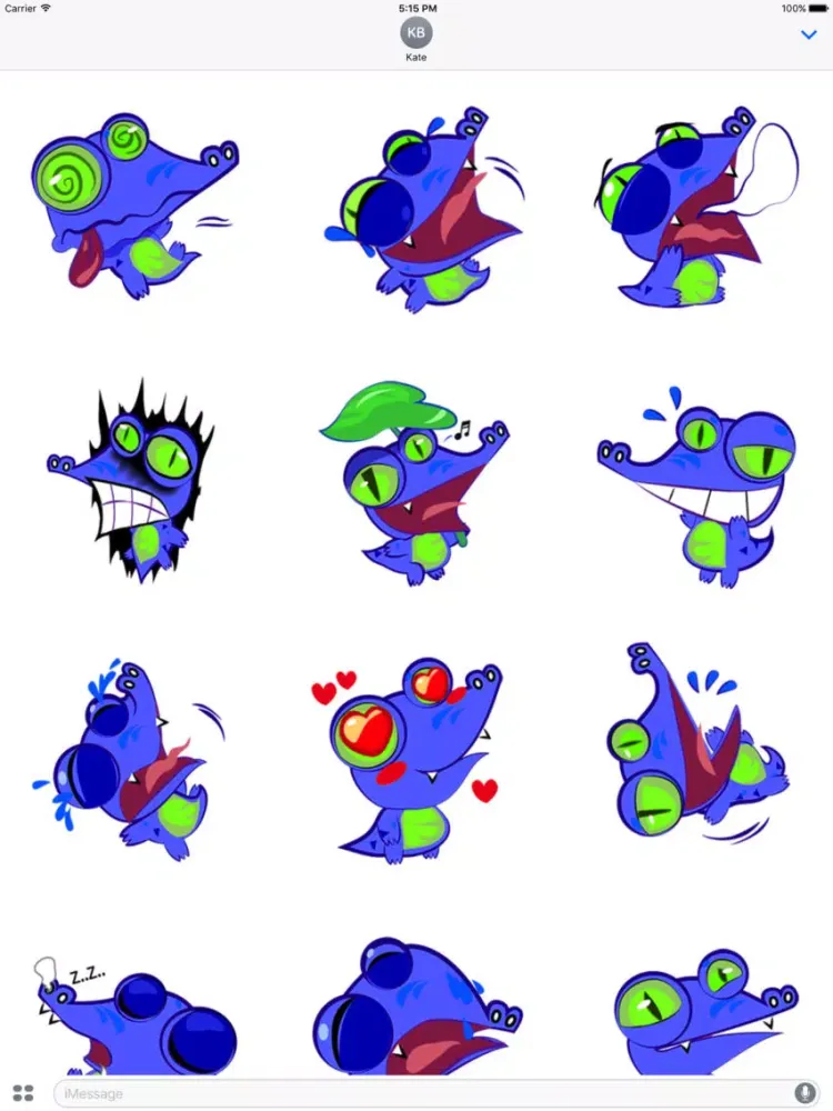 Capturas de pantalla de Xeko Crocodile Animated Funny iPad 