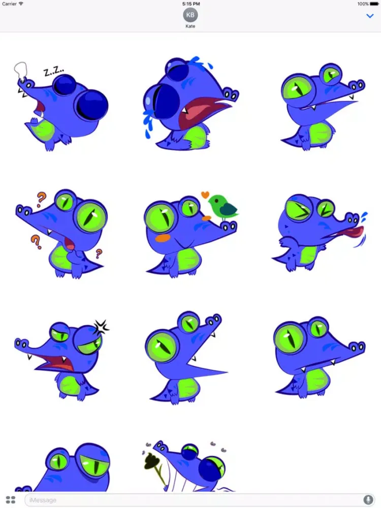 Capturas de pantalla de Xeko Crocodile Animated Funny iPad 