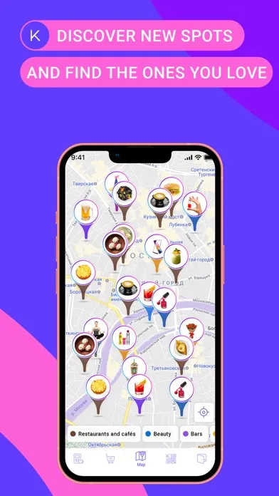 Screenshot di Kicksback – cashback and gifts