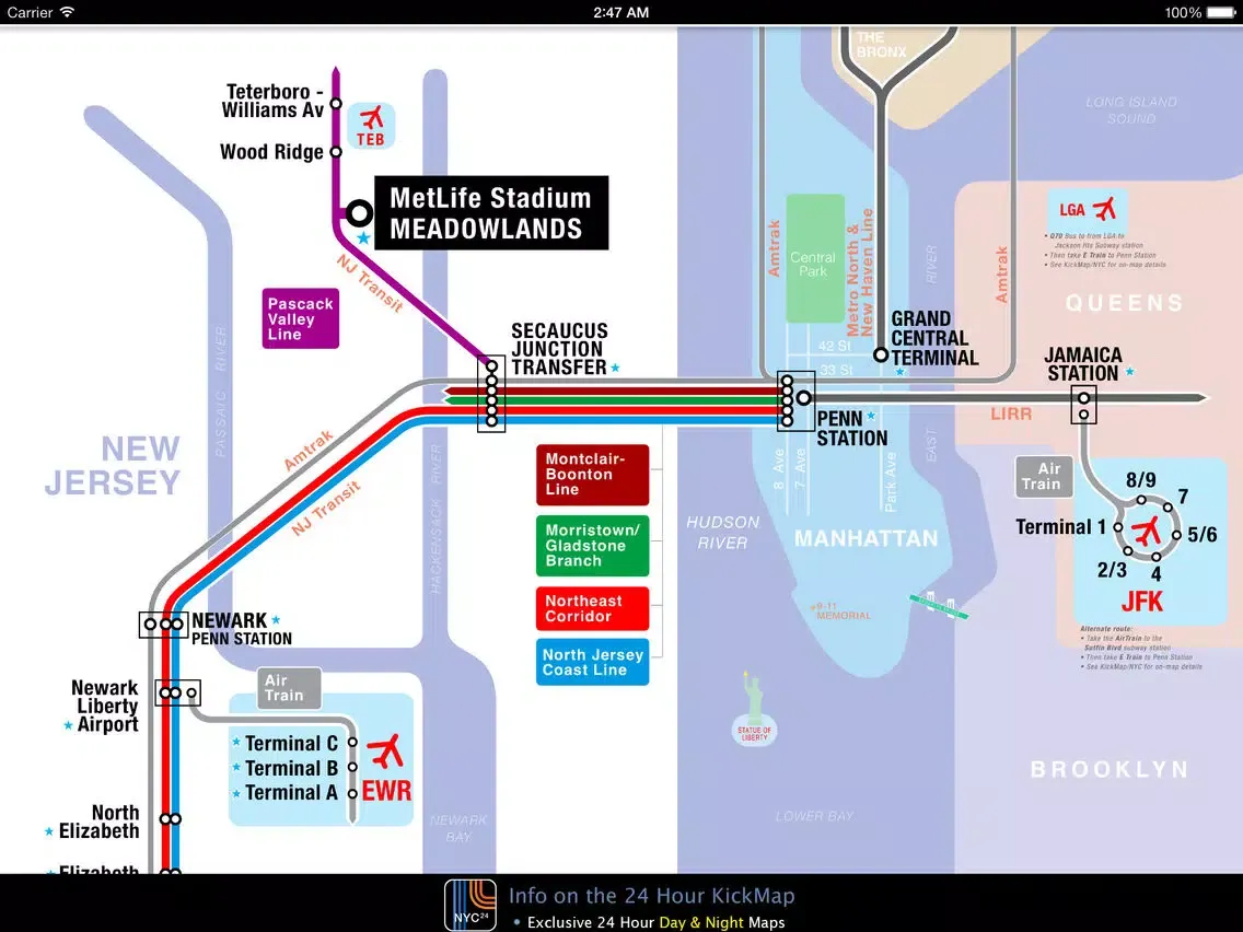 تصاویر KickMap MetLife Stadium Connect iPad 