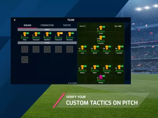 Captures d'écran de KickOff 22 Football Manager iPad 