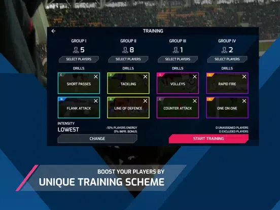 Captures d'écran de KickOff 22 Football Manager iPad 