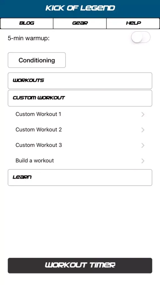 KoL Kickboxing Workout Ekran Görüntüleri
