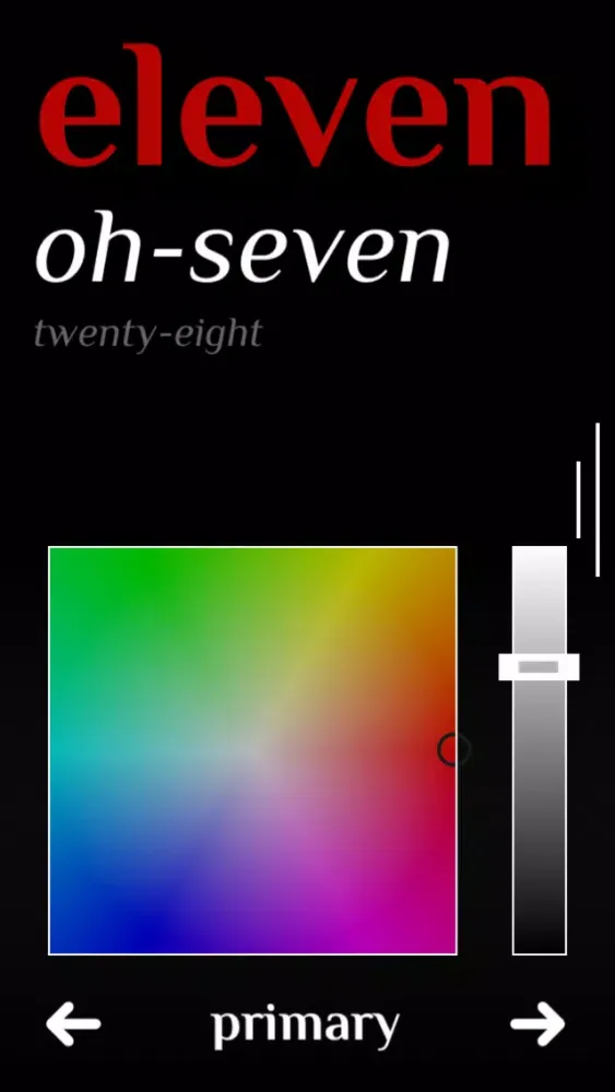 ภาพหน้าจอของ Tock - Text Clock