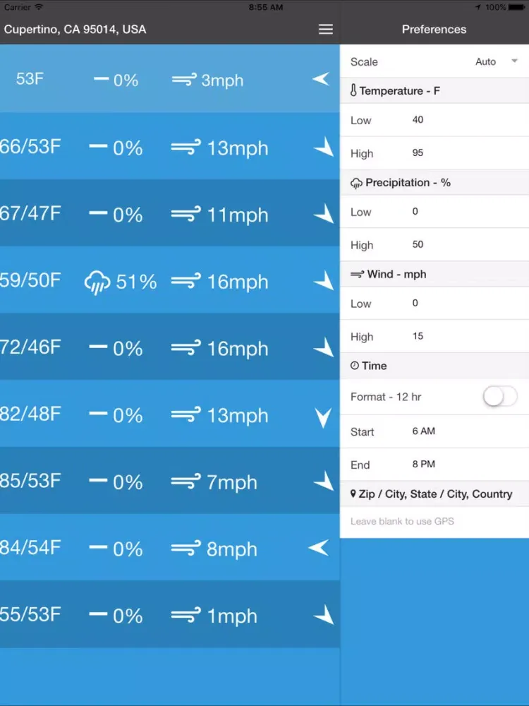 Boat Weather iPad 應用截圖