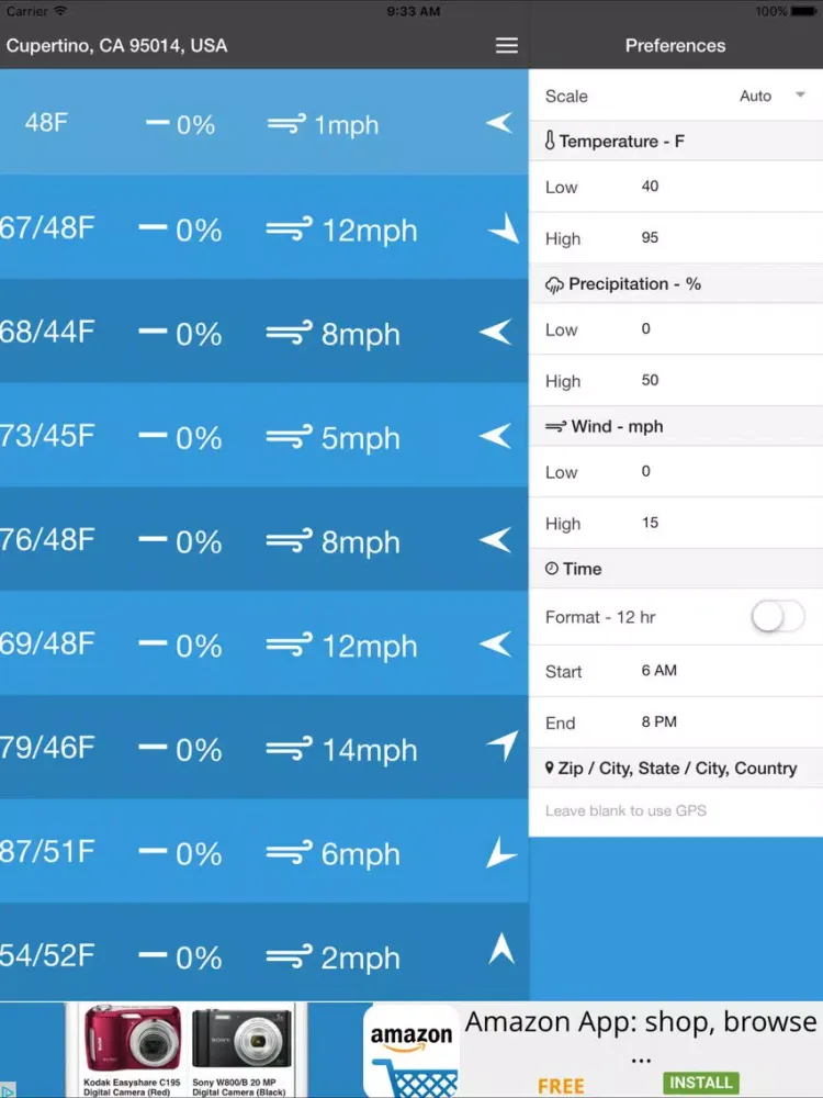 Screenshot di Motorcycle Weather iPad 