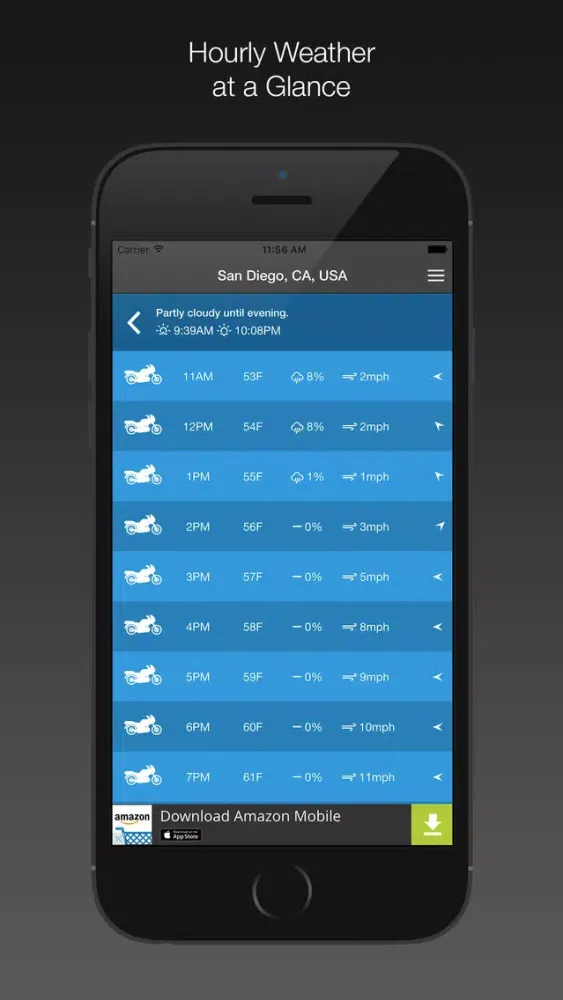 Screenshot di Motorcycle Weather