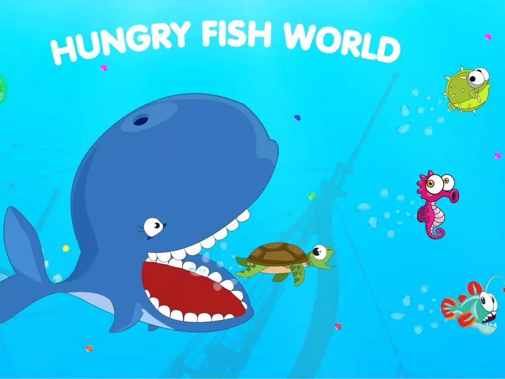 Captures d'écran de Hungry Fish World! iPad 
