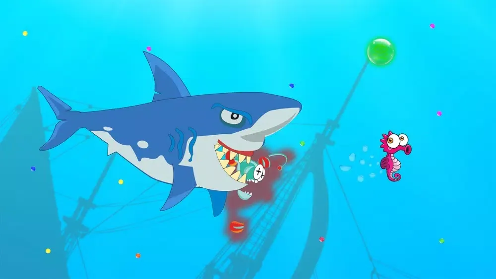 Captures d'écran de Hungry Fish World!