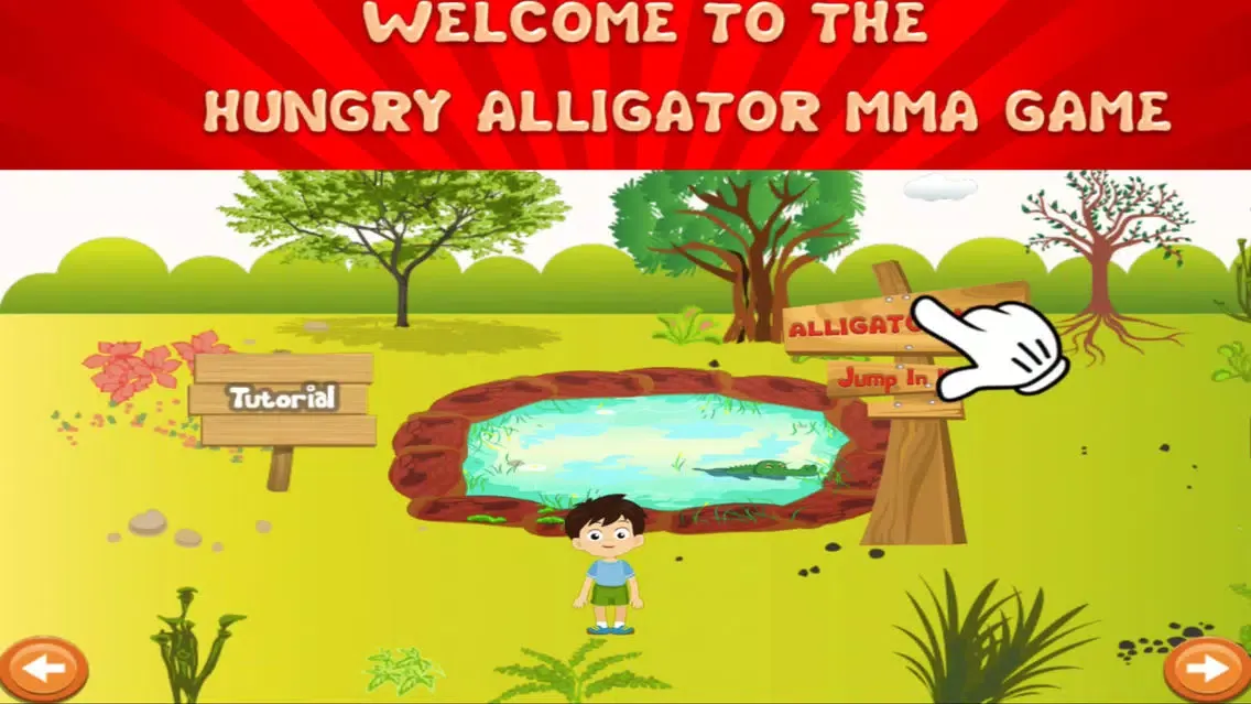 Hungry Alligator MMA-hunt for food, fight for land سکرین شاٹس