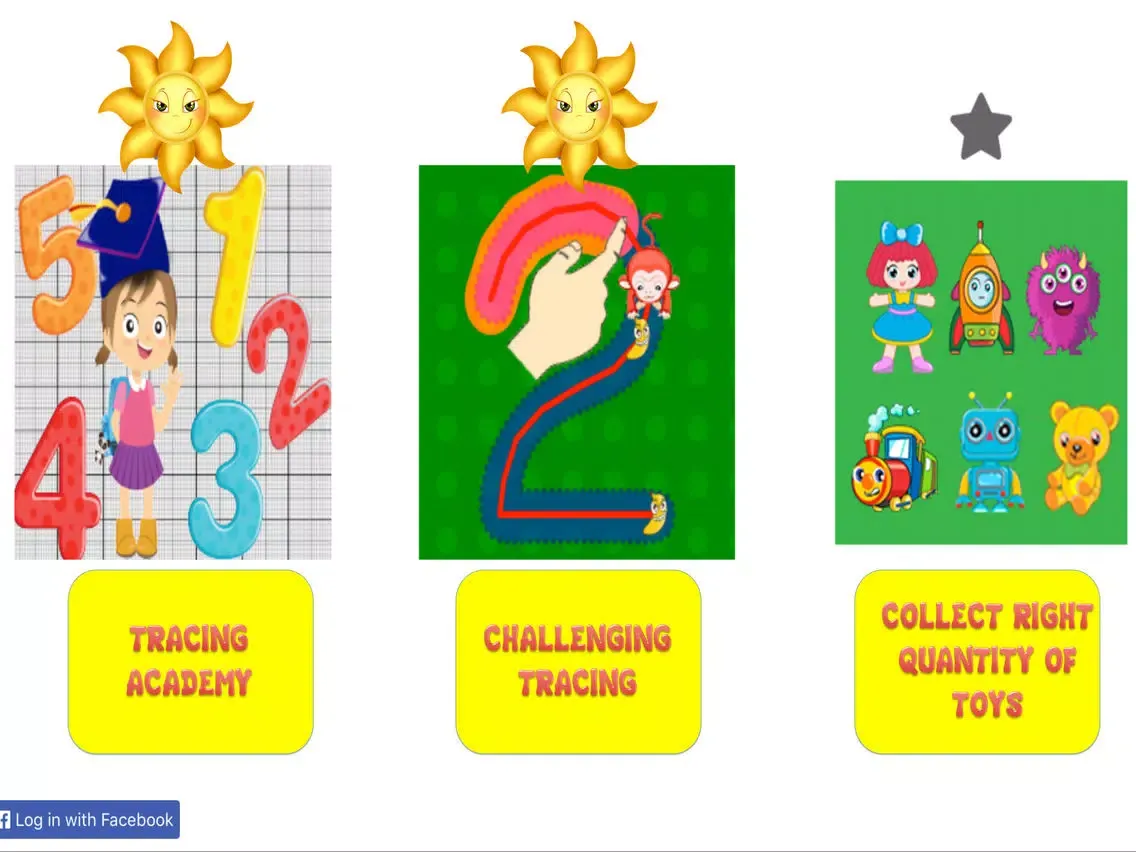 Capturas de tela do Kids love tracing pace game-number sense 1 to 10 iPad 