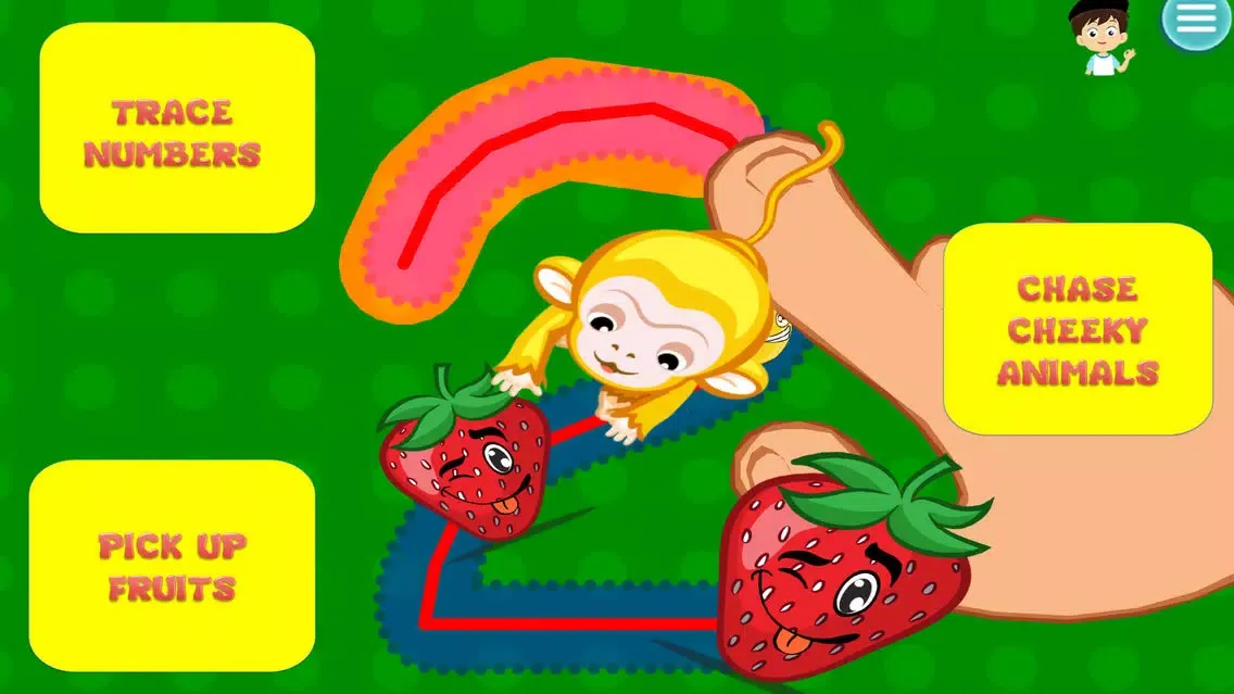 Capturas de tela do Kids love tracing pace game-number sense 1 to 10