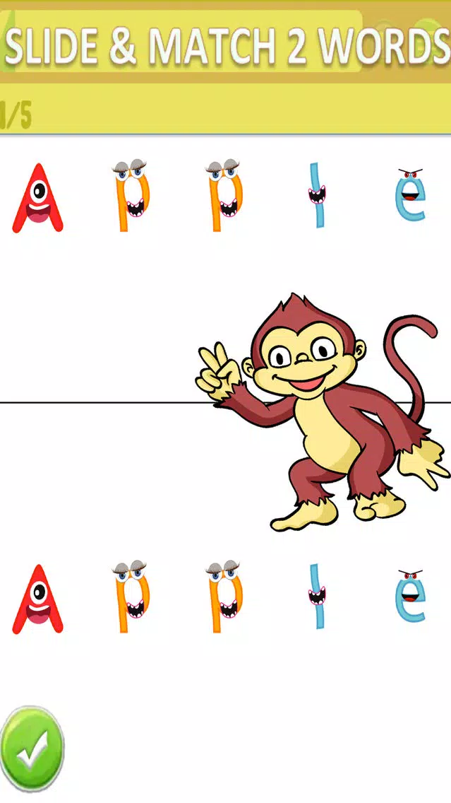 Endless Reading Matching Game سکرین شاٹس