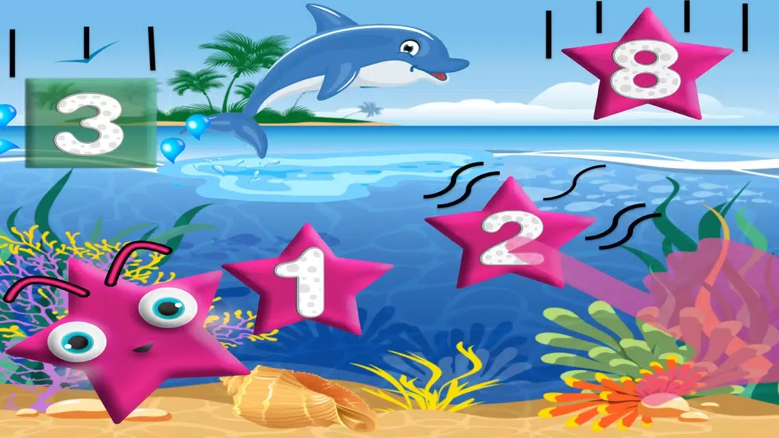 Capturas de pantalla de Kids play shapes,numbers sequence,love games 1-10