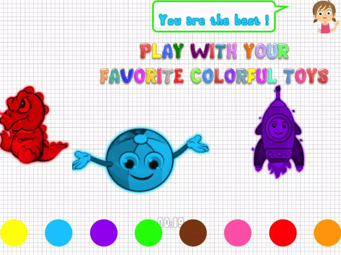 Zrzuty ekranu Color Game for kids:memorize toys and their colors iPad 