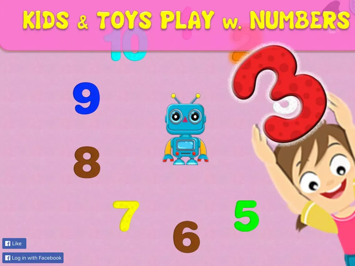 Kids & Toys learn numbers smart math game 1 to 10 iPad Screenshots