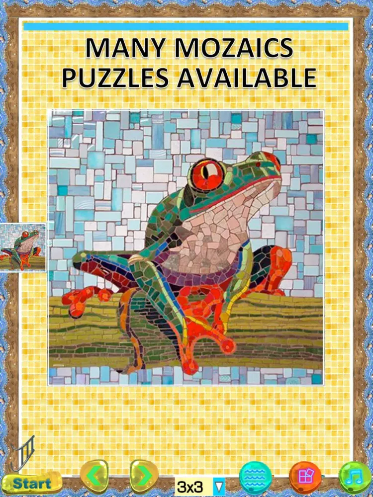 Ảnh chụp màn hình của Jigsaw Puzzle Mozaic game iPad 