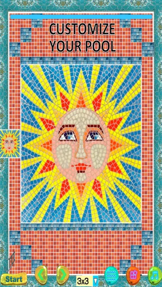 Ảnh chụp màn hình của Jigsaw Puzzle Mozaic game