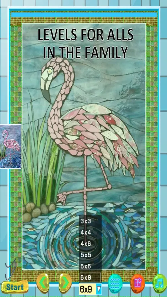 Ảnh chụp màn hình của Jigsaw Puzzle Mozaic game
